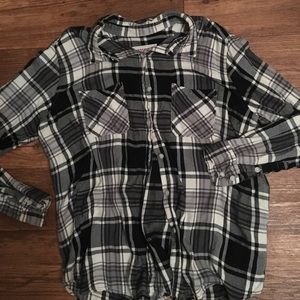 Flannel plaid shirt